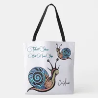 Emotional Encouraging Message Pastel Fluid Colors  Tote Bag