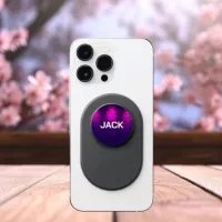 Neon Purple Modern Popgrip PopSocket