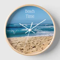 Beach Art Clock