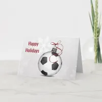 soccer ball ornament Holiday Greetings