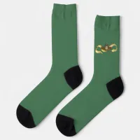 Golden Cherub Ribbon Socks