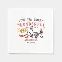 Christmas July Skeleton Summer Ween Beer Birthday Napkins