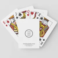 Thumbnail for White Custom Business Logo Promotional Branded Poker Cards