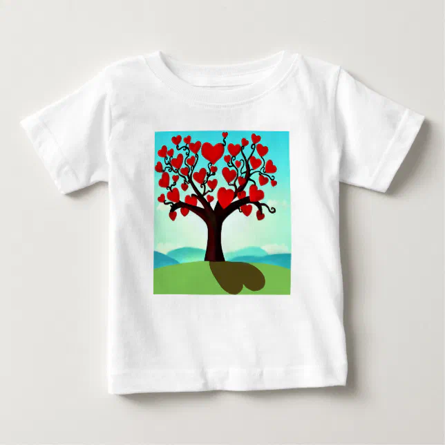 Love Tree - Valentine's Day Baby T-Shirt