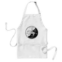 Faux Delaware State Quarter Adult Apron