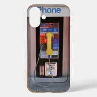 Telephone Booth / Public Payphone iPhone 16 Plus Case