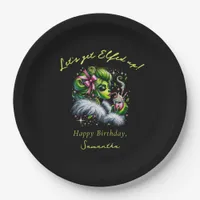 Sassy Elf Squad Girls Night Out Christmas Birthday Paper Plates