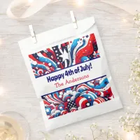 Fourth of July | Stars and Stripes Personalized Favor Bag