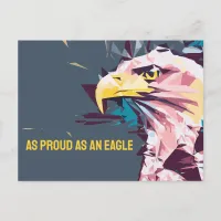 As Proud as an Eagle Postcard