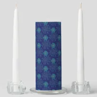 Floral Pattern Unity Candle Set