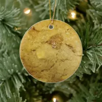 Yummy Apple Caramel Cookie Christmas Ceramic Ornament