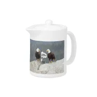 Funny Eagles and Seagull Teapot