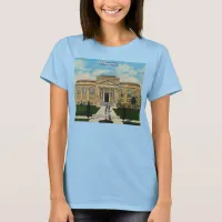Vintage Carnegie Library Anniston Alabama Womens T-Shirt