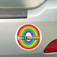 Pride LGBTQ Pride and Support  Car Magnet