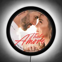 Romantic That's Amore Italian Destination Wedding LED Sign