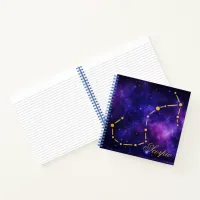 Gold Scorpio Constellation on Galaxy | Notebook