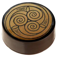 Triple Celtic Knot Swirl Mandala Chocolate Covered Oreo