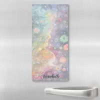 Beautiful Whimsical Colorful Back to School  Magnetic Notepad