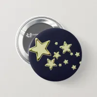 Golden Starburst Button