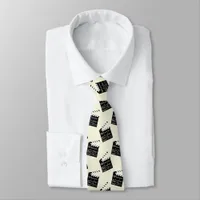 Clap Board Movie Film Director Fun Cinema Themed Neck Tie