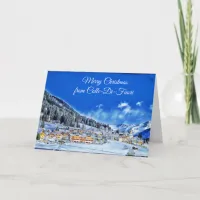Joyeux Noel Merry Christmas from Colle-Di-Fuori Holiday Card