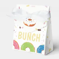 Donut themed Birthday Party Guest Thank You Favor Boxes