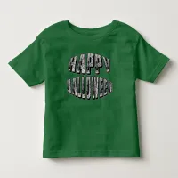 Happy Halloween Spiders & Spider Web Toddler Tee