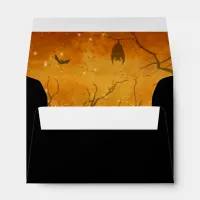 Scary Scary Night Halloween Orange/Black ID946 Envelope