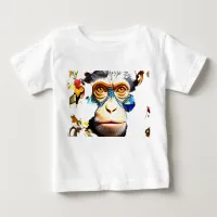 Monkey Mosaic Stained Glass T-shirt Design