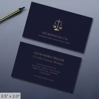 Luxury Estate Planning Business Card