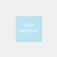 Stay Positive Motivational Post-it Notes