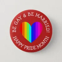 Jumbo June is LGBT Pride Month Button