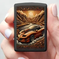 Scenic Journey with Muscle Car Zippo Lighter