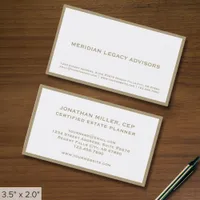 Simple Minimalist Business Card