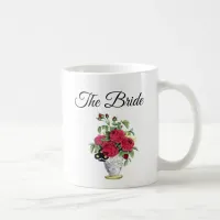 The Bride Red Roses Bouquet Mug