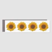 Just Sunflowers | Floral Photo Car Magnet