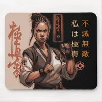 I am Kyokushin, Indestructible, Invincible Mouse Pad