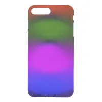 Neon of Blue, Purple, Green, and Orange Uncommon iPhone Case