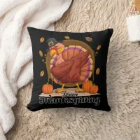 Happy Thanksgiving  Throw Pillow