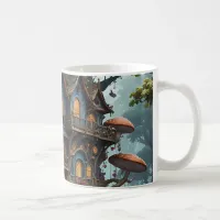 Fantasy Treehouse set of Coffee Mug.  Coffee Mug