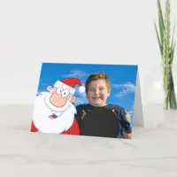 Santa Claus Selfie Photo Holiday Card