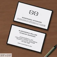 Simple Professional Company Logo Business Card