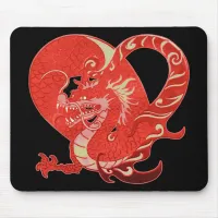 Dragon Heart Valentine Mouse Pad