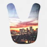 Phoenix, AZ at Sundown Baby Bib