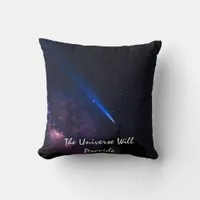 Universe Will Provide Starry Night Sky Stars Throw Pillow