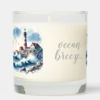 Coastal Beach Lighthouse Scented Candle