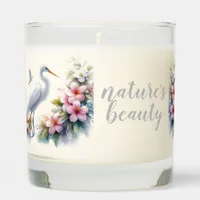 Tropical Egret Coastal Bird Scented Candle