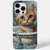 Splish Splash Cute Funny Posters with Quotes iPhone 15 Pro Max Case