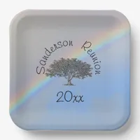 Paper Plate -  Oak Tree and Event Name Dates