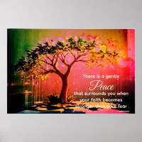 *~* Colorful Tree AP81 Ethereal Modern Quote Poster